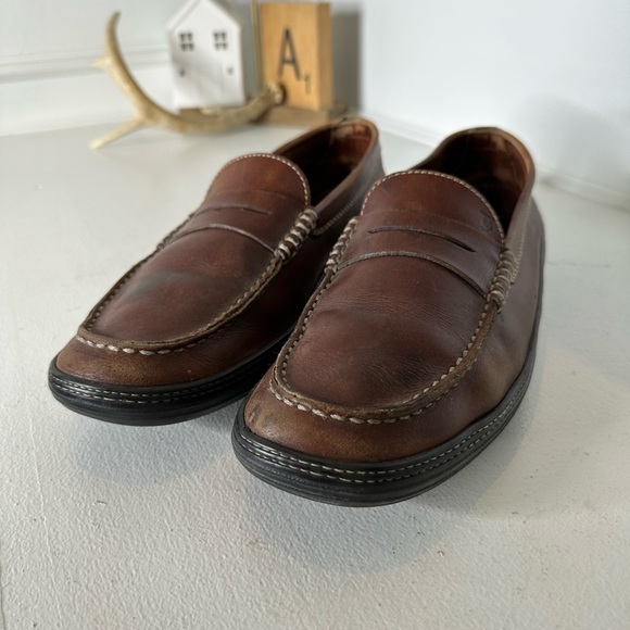 Tod’s Brown Classic Leather Penny Loafers Quiet Luxury Size 12 – Made in Italy - Picture 5 of 10